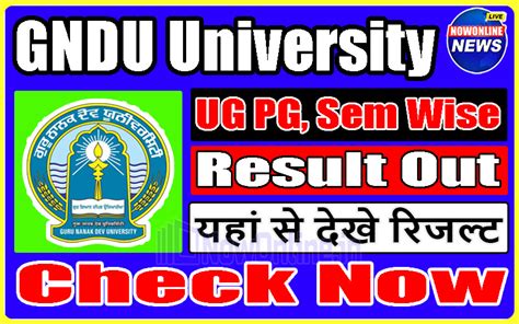 gndu online result.